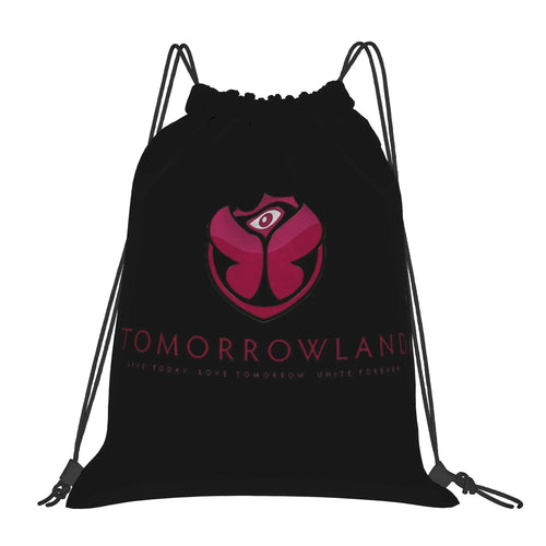 Tomorrowlands  Drawstring Backpack Sackpack Water Resistant Bags