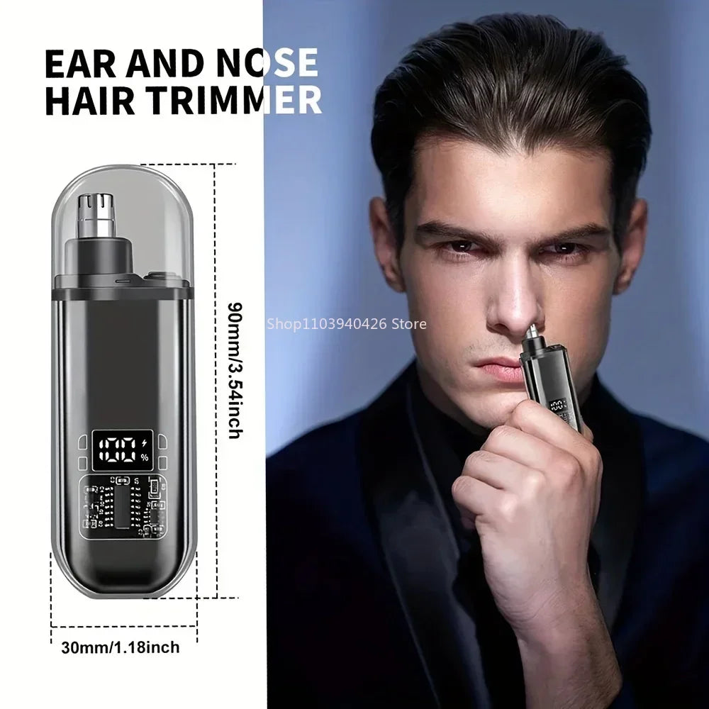 Electric Nose & Ear Trimmers for Men USB Rechargeable  Portable Mini