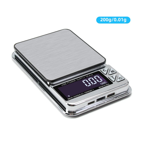 Digital Jewelry Scale High Precision 200g/1000gx0.01g Accuracy Smart
