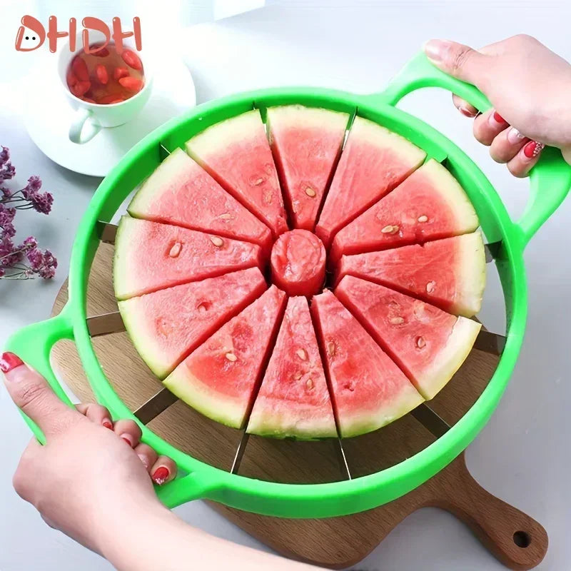 KONI Watermelon Slicer Cutter Stainless Steel Creative Windmill Shape