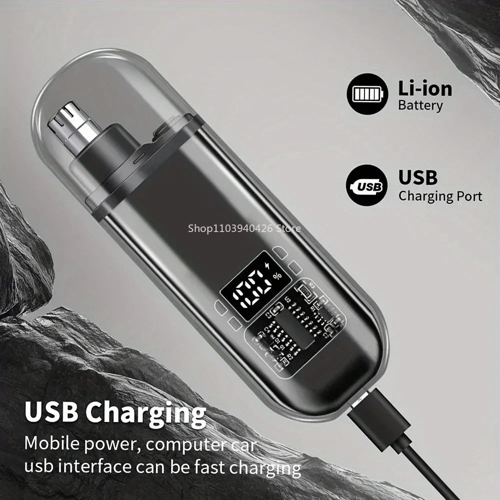 Electric Nose & Ear Trimmers for Men USB Rechargeable  Portable Mini