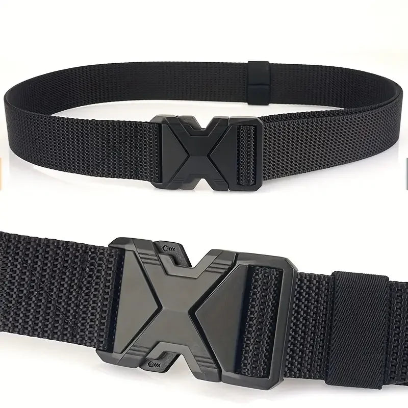 2PC Men Belt Army Outdoor Hunting Tactical Outdoor Mountaineering
