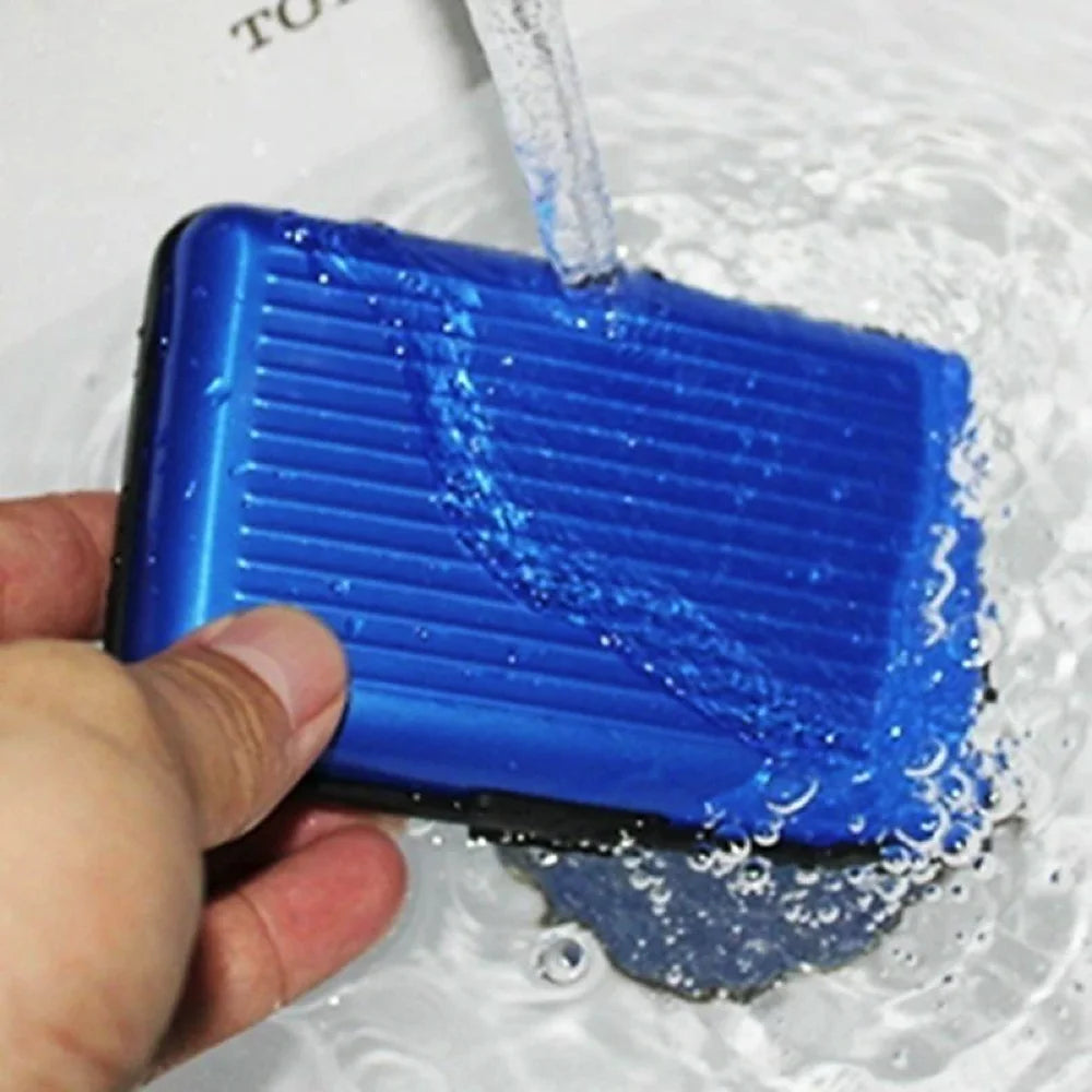 Credit Card Holder Wallet Metal Name Card Holder Waterproof Credit