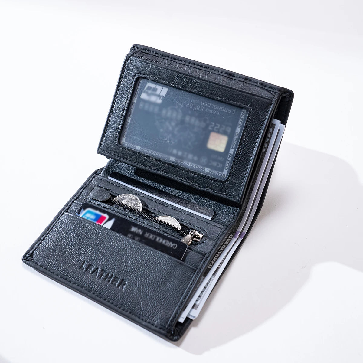 men's wallet Genuine Leather Wallets For Men Coin Purse Vintage