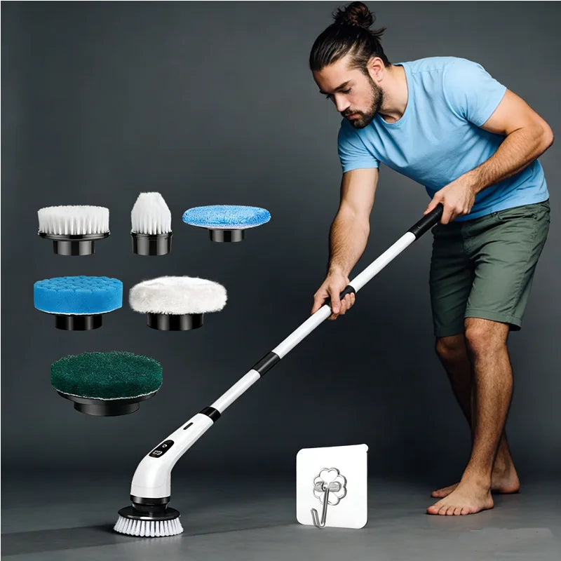 Cordless Household Spin Scrubber Kitchen Gadgets Hair Brushes Bathroom