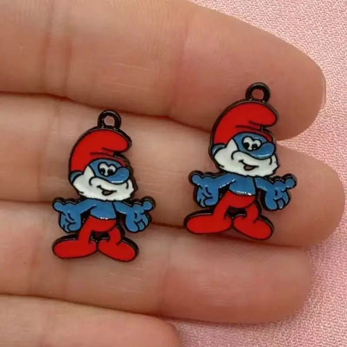 10pcs Cartoon Anime DIY Jewelry Accessories Alloy Drip Oil Pendant