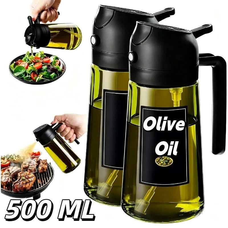 2-in-1 Cooking Oil Sprayer and Pouring Dispenser