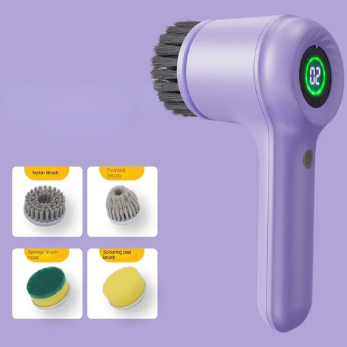 Multifunctional Electric Spin Scrubber Cordless 2 Speed Kitchen Sink