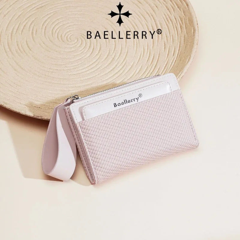 Baellerry Fashion Zipper Wallets Buckle Coin Purse Hand Women's Short