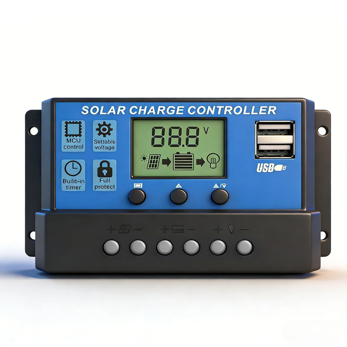 PWM Controller Regolatore solar 12V/24V 30A 20A 10A regolatore solare