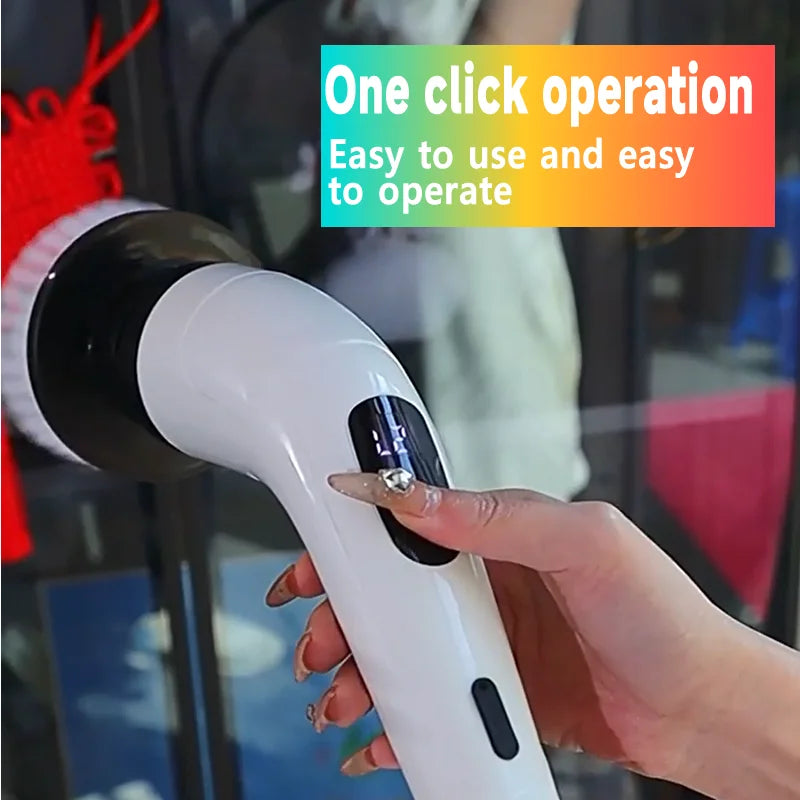 Cordless Household Spin Scrubber Kitchen Gadgets Hair Brushes Bathroom