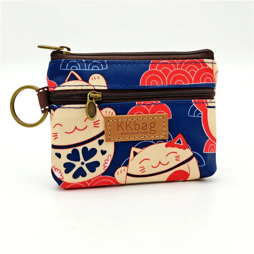 Cute Animals Wallet Zipper Purse Cartoon Small Coin Purse Lightweight