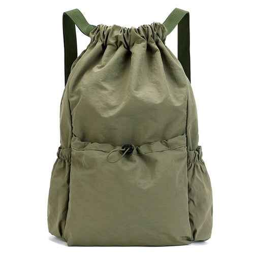 Lightweight Waterproof Drawstring Backpack — Large Capacity Gym & School Bag