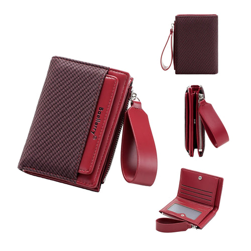 Baellerry Fashion Zipper Wallets Buckle Coin Purse Hand Women's Short