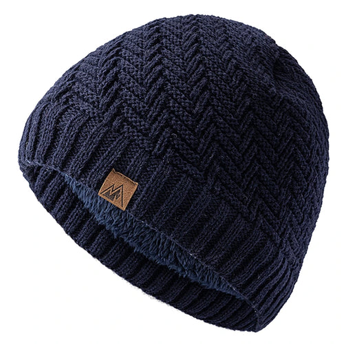 Unisex Peak Labal Winter Hats Fashion Outdoor Knitted Hats For Men And