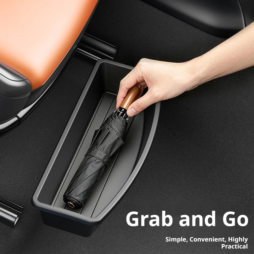 Under Seat Storage Box Universal Car Seat Bottom Organizer Box