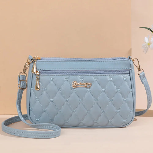 PU Leather Crossbody Bags Zipper New Fashion Shoulder Bag for Women