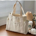 Large Capacity Canvas Tote Bags for Work Commuting Carrying Bag