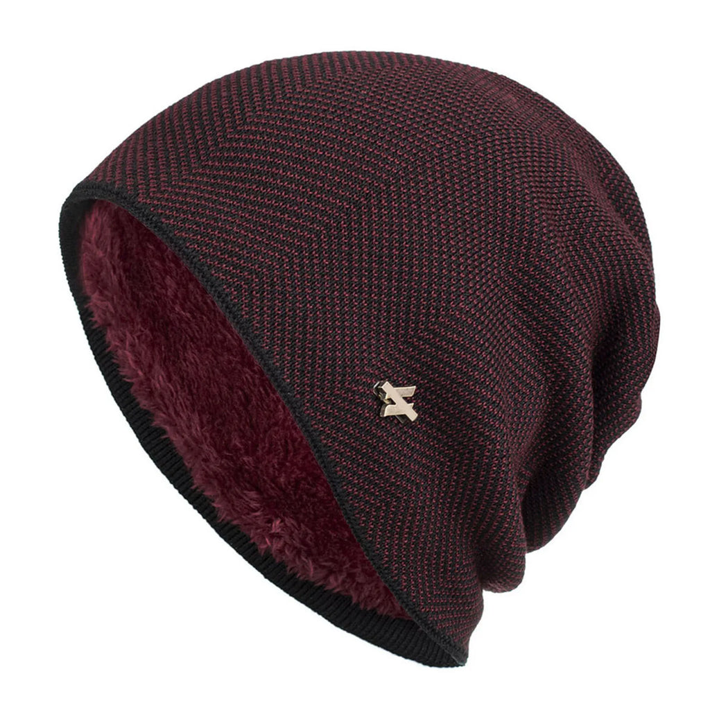 Warm Winter Knit Beanie Fleece Lined Warm Hat for Men Women Unisex