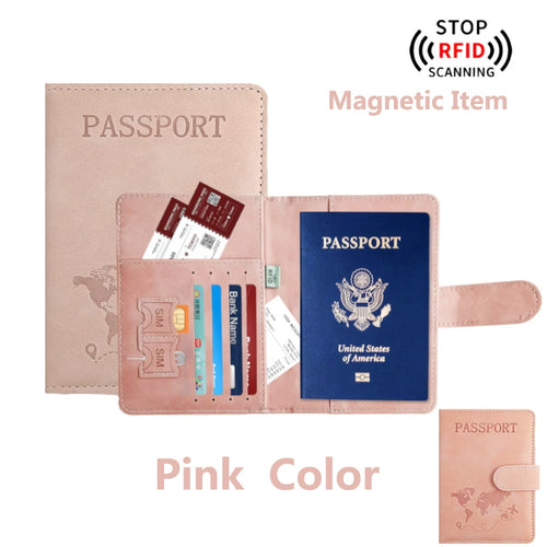Travel Documents Holder Wallet Cover Case
