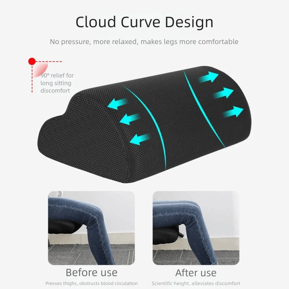 Ergonomic Feet Pillow Relaxing Cushion Support Foot Rest Under Desk