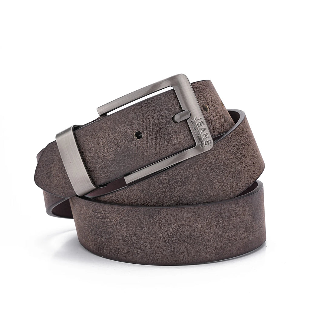 A men's and women's casual retro belt Western style! PU leather belt