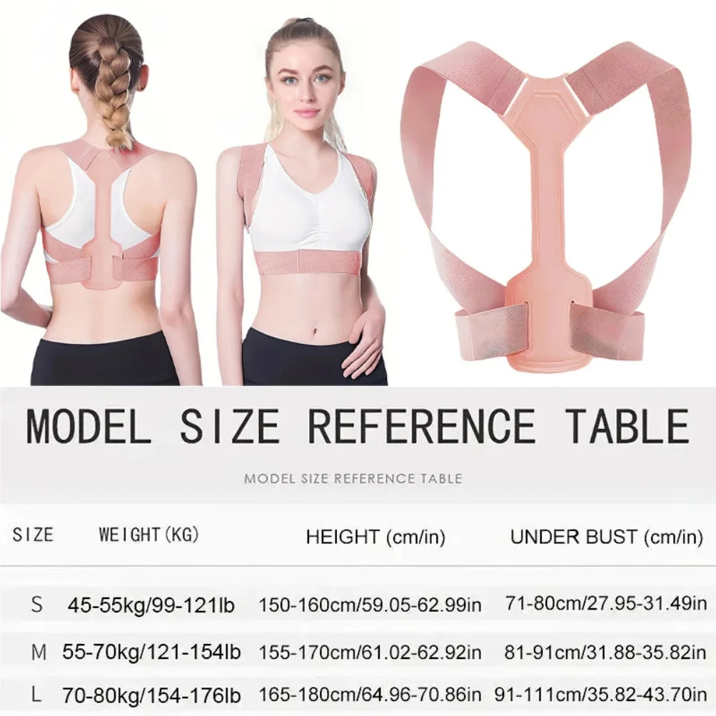 1Pc Invisibility Breathable Posture Corrector Belt Adjustable Rectify