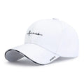 Breathable Adjustable Sun Hats Cotton Solid Color Baseball Cap UV