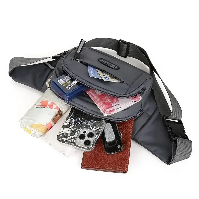 Men Canvas Fanny Waist Packs Unisex Fit Waist pack Mobile