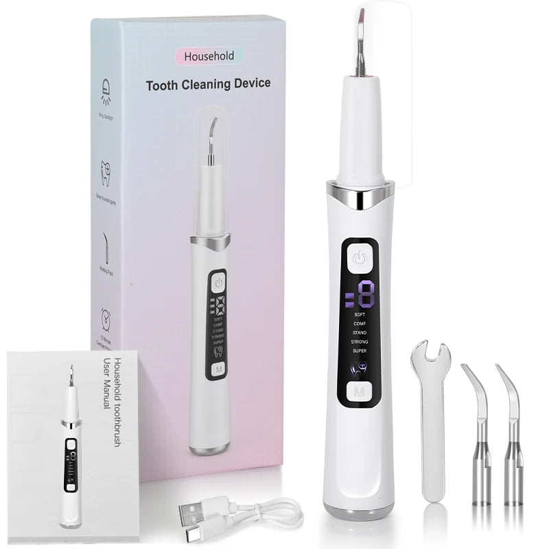 Electric Ultrasonic Dental Scaler 5 Modes Calculus Oral Tartar Remover