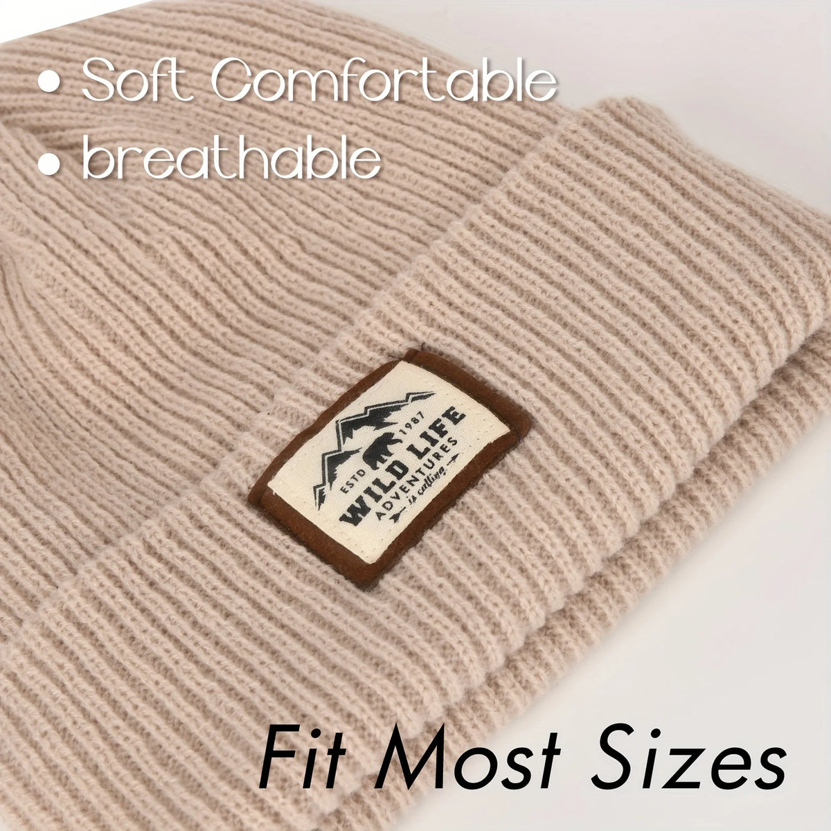 WRELS Outdoor Fleece Hat Winter Warm Windproof unisex