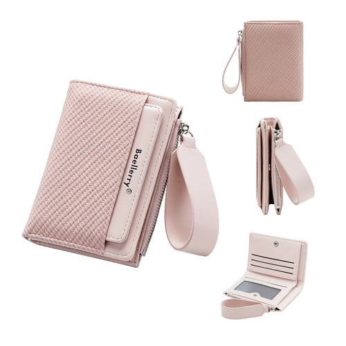 Baellerry Fashion Zipper Wallets Buckle Coin Purse Hand Women's Short