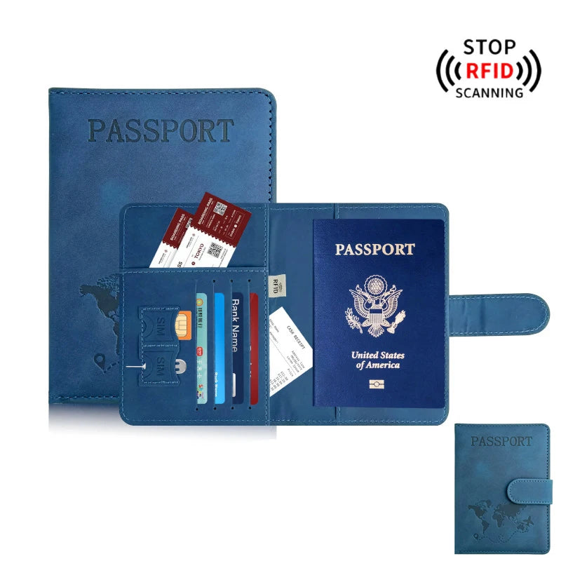 Travel Documents Holder Wallet Cover Case
