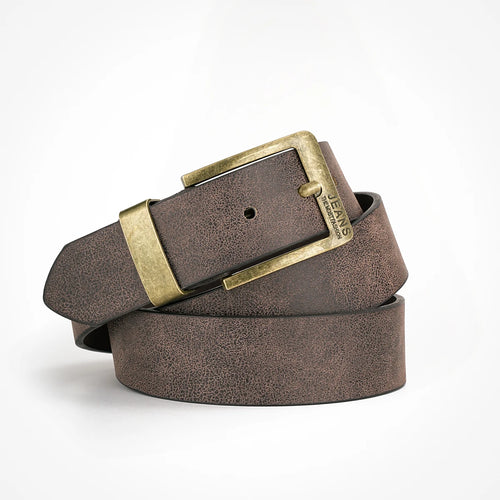 A men's and women's casual retro belt Western style! PU leather belt