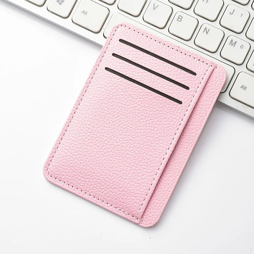 1Pc New Ultra-thin Soft Wallet PU Leather Mini Credit Card Wallet