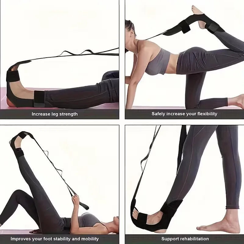 Yoga Leg and Foot Stretching Band - Durable Oxford Fabric, Ideal for