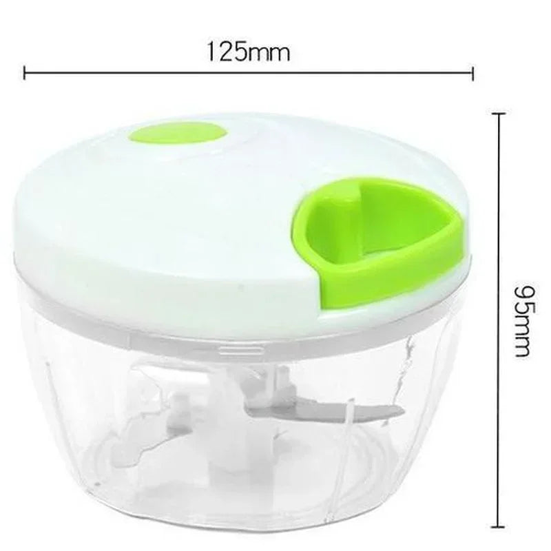 Manual Pull-Cord Garlic and Vegetable Chopper