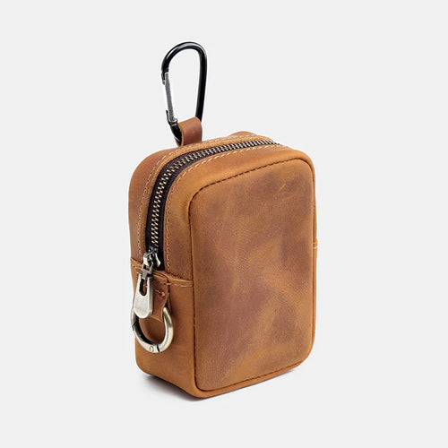 WERLLANDS Vintage Distressed PU Leather Hook Design Multi-Color Key