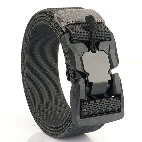 Belt Magnetic Buckle Quick Release Tactical Elastic Belt Casual