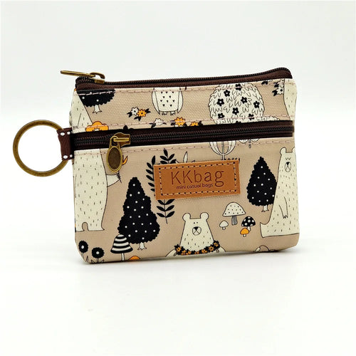 Cute Animals Wallet Zipper Purse Cartoon Small Coin Purse Lightweight