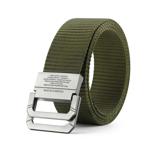 Men Belt Nylon Webbing Fabric Tactical Army Canvas Casual Fashion