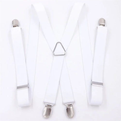 Men Work Heavy Duty Suspenders Adjustable Elastic Trouser Braces Belt
