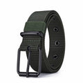 Men's and Women's Nylon Belt Porous Canvas Pin Buckle Outdoor Belt