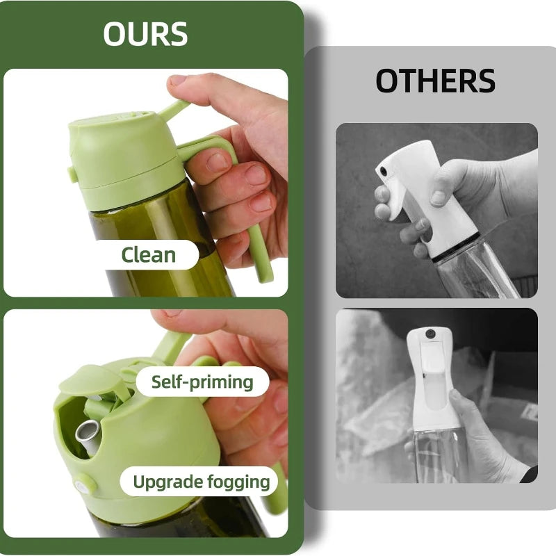 2-in-1 Cooking Oil Sprayer and Pouring Dispenser