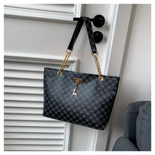 Women Luxury Design Tote Bag Large Capacity Handbag Printing Shoulder