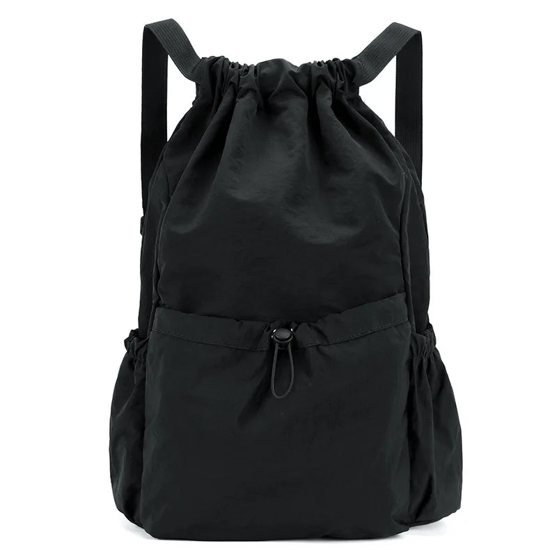 Lightweight Waterproof Drawstring Backpack — Large Capacity Gym & School Bag