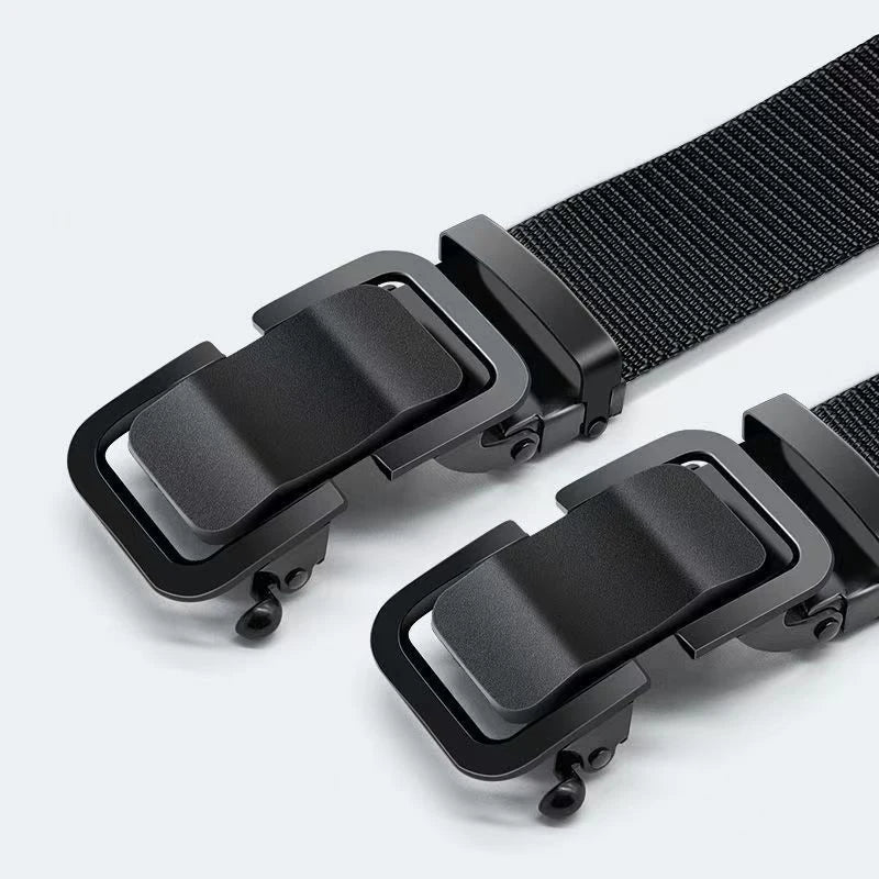 Men's Belt Tactical Full Metal Automatic Buckle Waist Belt Nylon