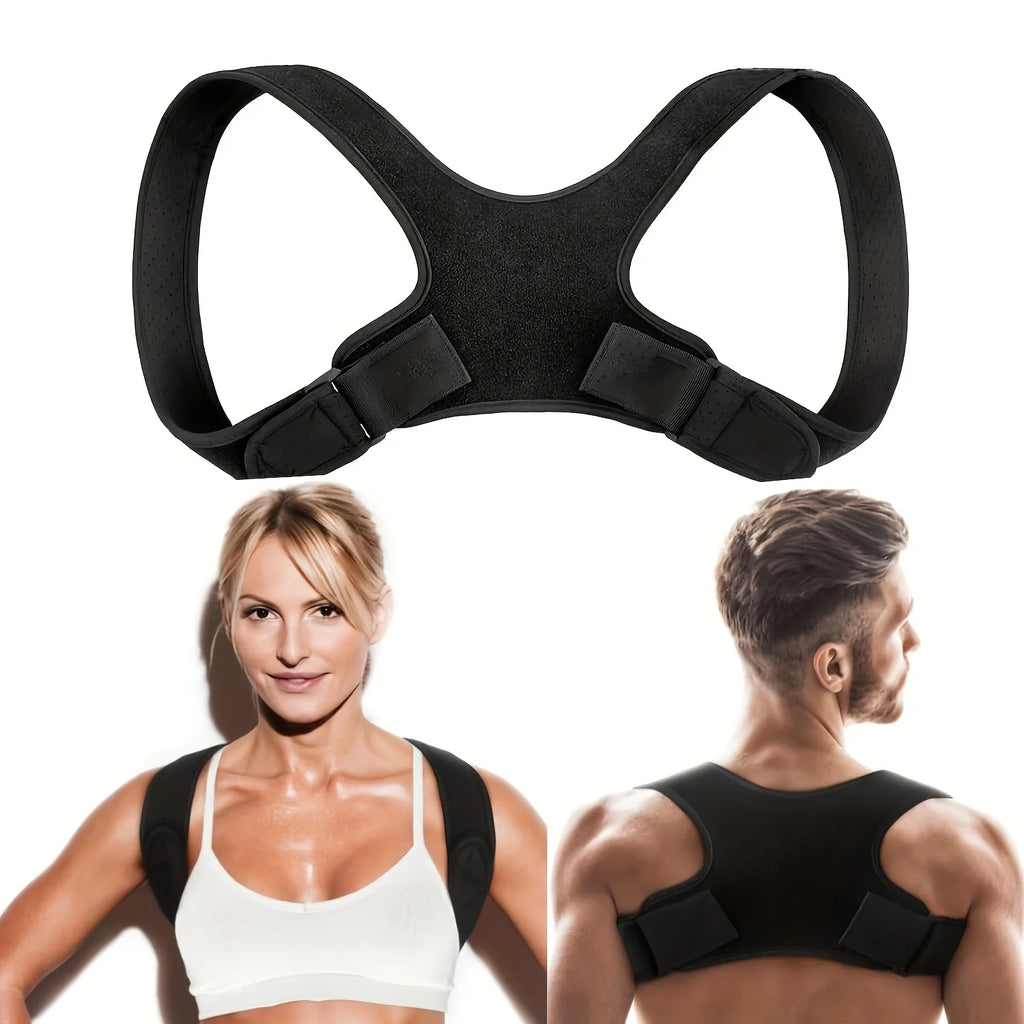 Adjustable Posture Corrector Back Support Belt- Breathable, Non-Slip,