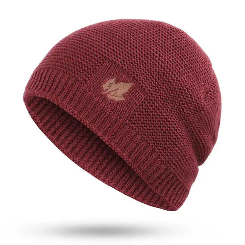 New winter knit hats men's and women's outdoor warm thickening