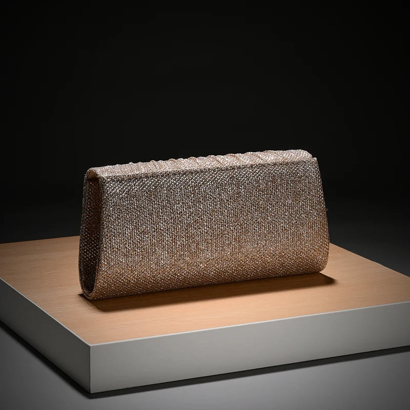 Luxury Wedding Envelop Clutch Bags Fashionable Chic Shiny Evening Bag